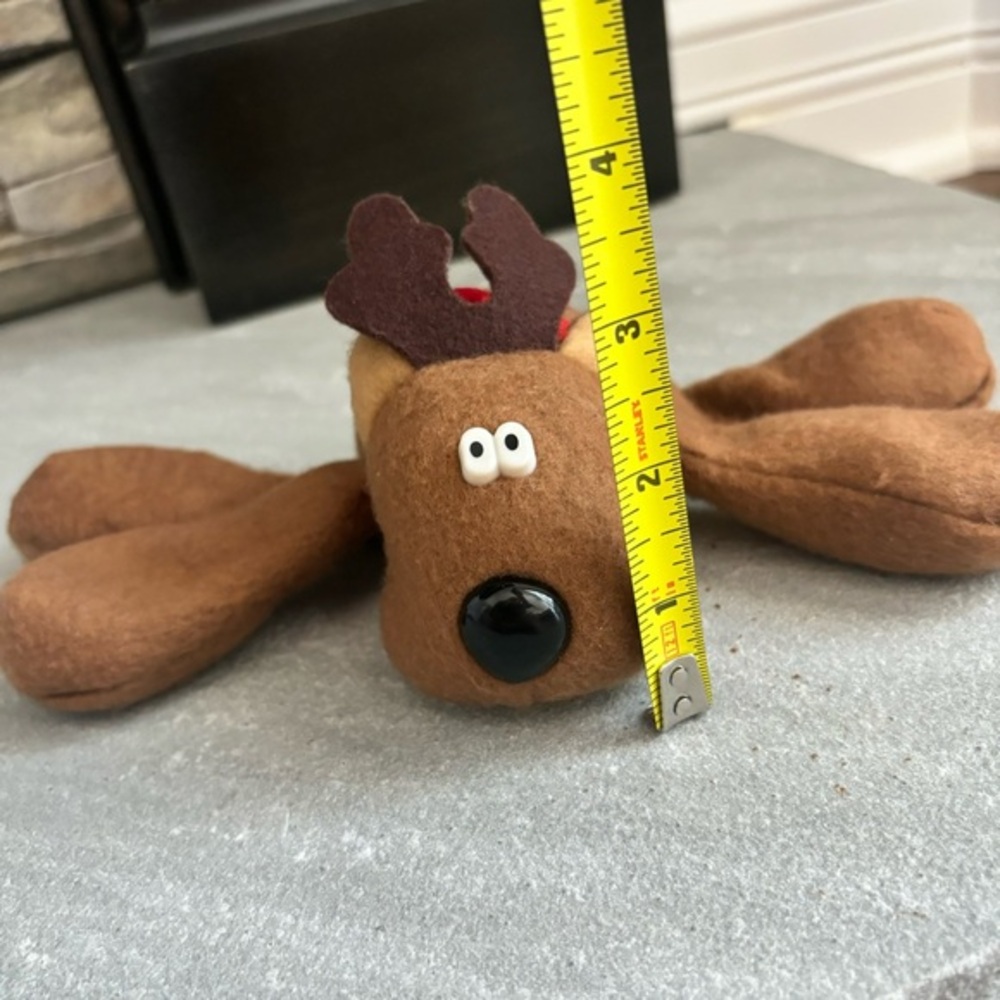 Hallmark Vintage Rodney Reindeer 1979 Beanie Plush Stuffed Animal Christmas - Picture 10 of 10